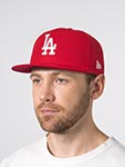 Бейсболка NEW ERA арт. 10047498 Los Angeles Dodgers MLB (красный)